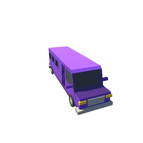 School Bus - Purple